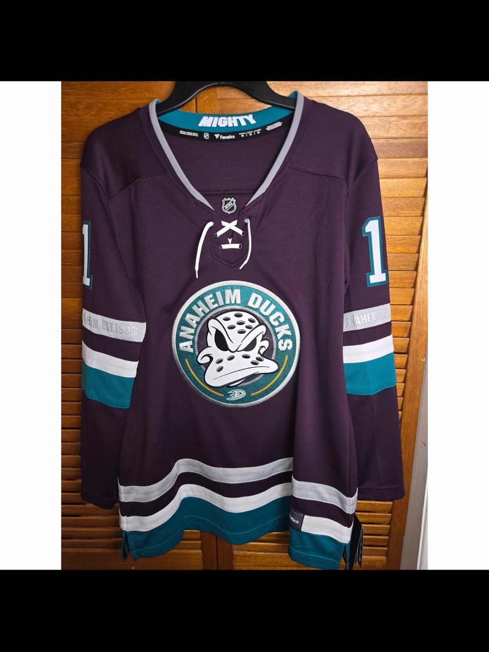 Anaheim Ducks Trevor Zegras Womens Fanatics Breakaway Home Jersey Medium